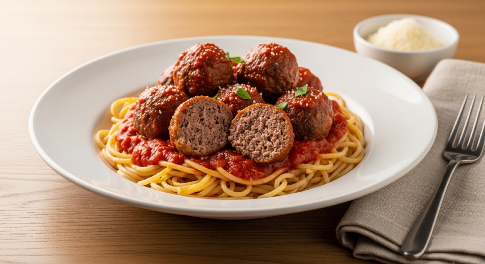 Beef Meatballs in Tomato Sauce