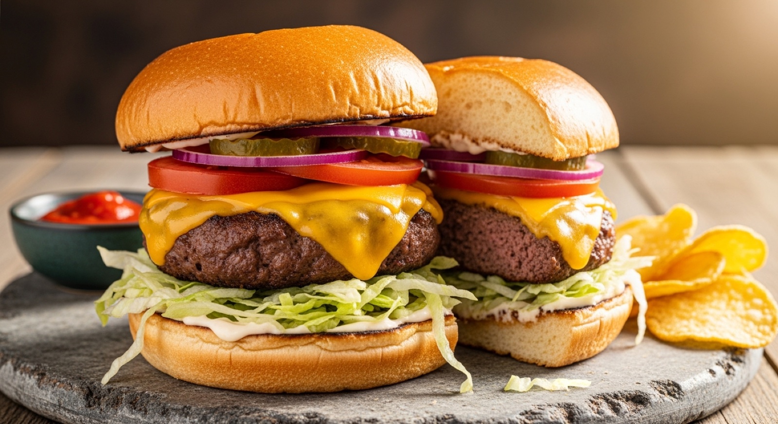 Homemade Beef Burgers