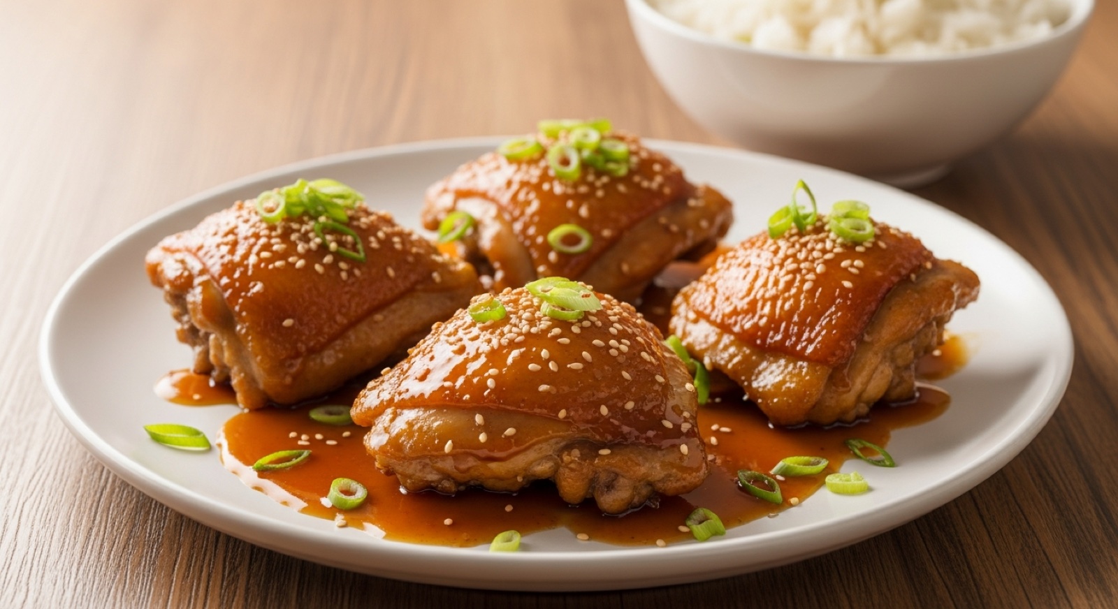 Honey Soy Chicken Thighs
