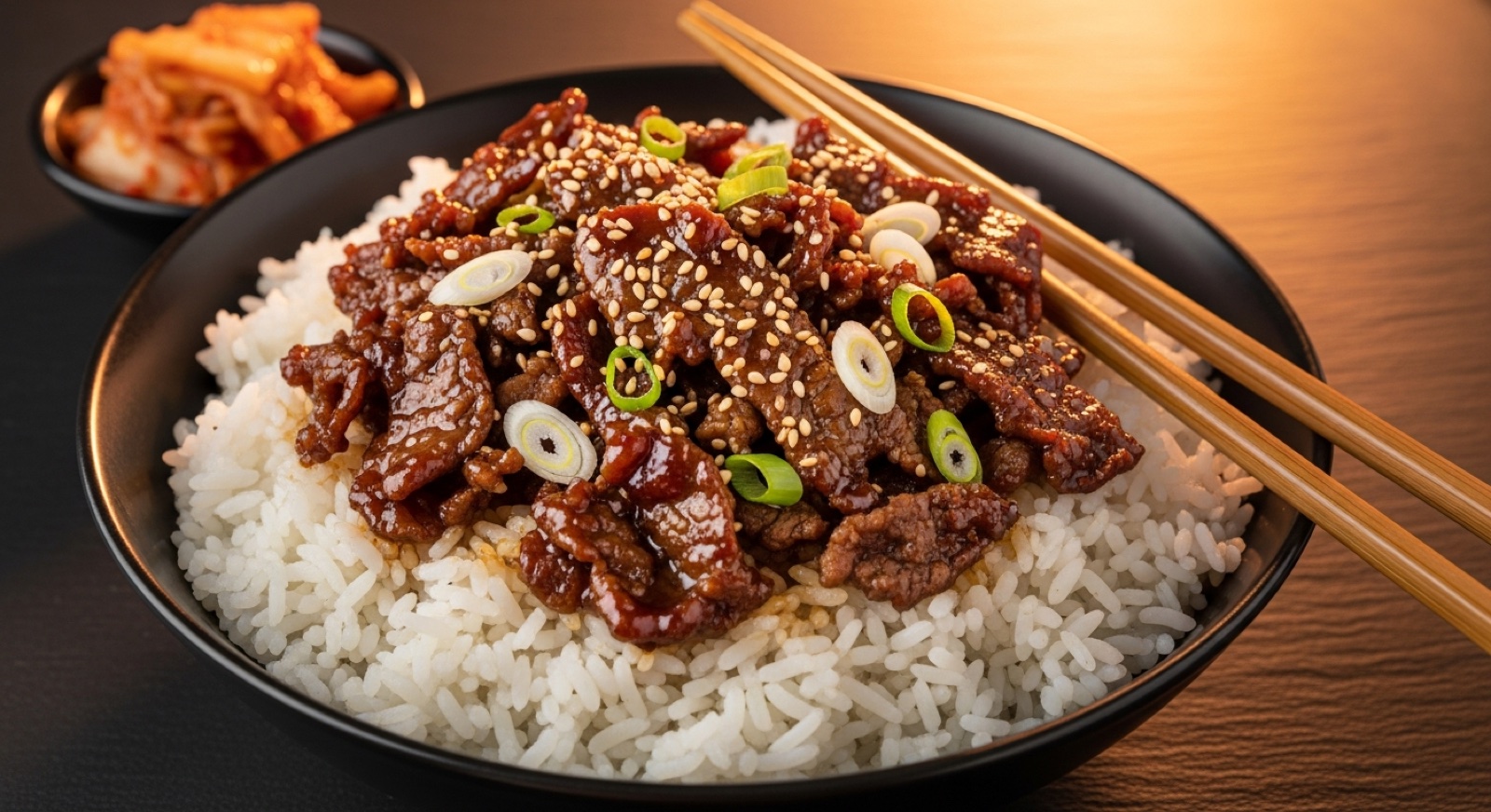 Korean Beef Bowl (Bulgogi)